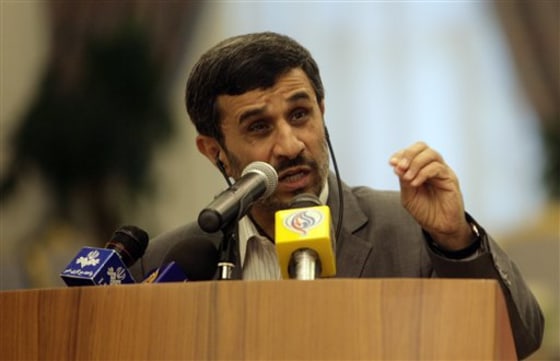 Iranian President Mahmoud Ahmadinejad